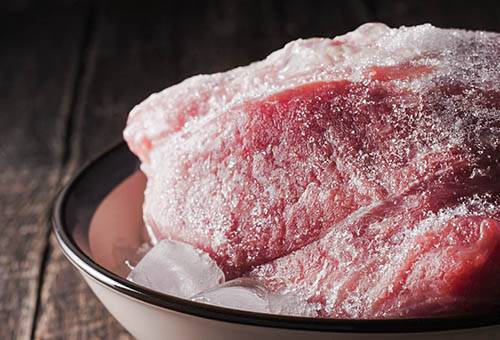 Frozen meat