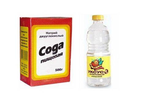 soda and vinegar