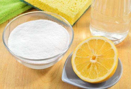soda vinegar and lemon