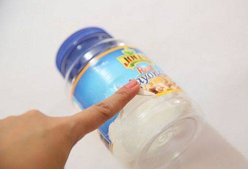 plastic baby bottle