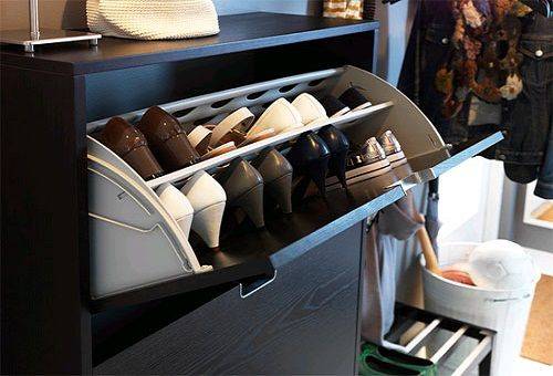 shoes in the closet
