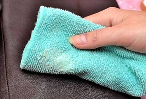 Leather product cleaning