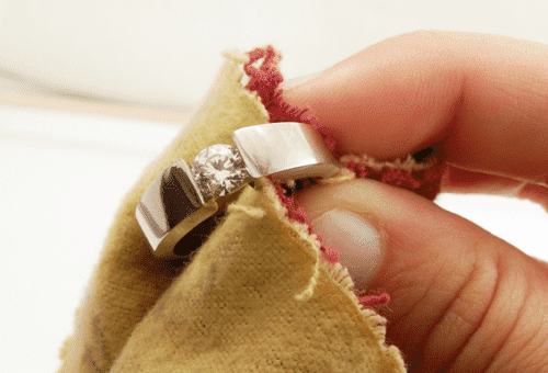 brushing a diamond