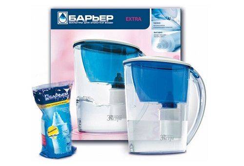 Filter jug Barrier