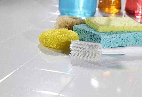Glitter tile