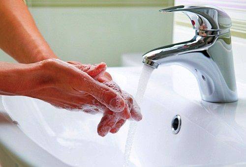 hand washing