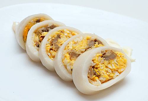 Stuffed squid