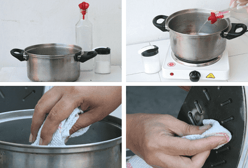 cleaning iron with vinegar
