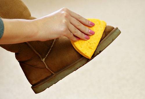 Wet ugg cleaning