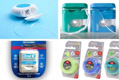 various types of dental floss