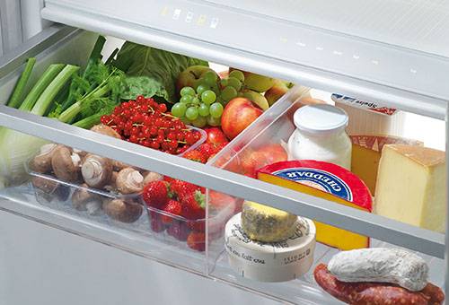 Food in the refrigerator