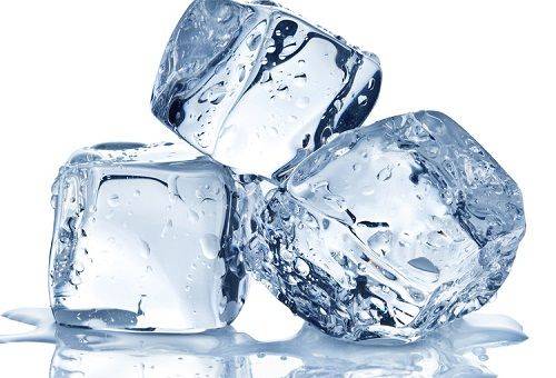 transparent ice