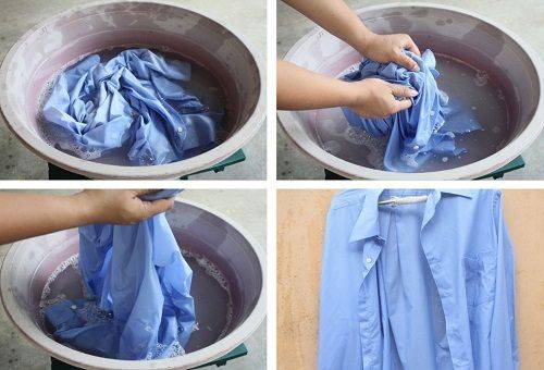 hand wash shirts