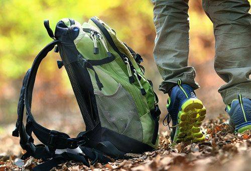 green backpack