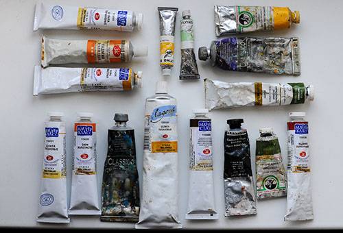 Art oil paints