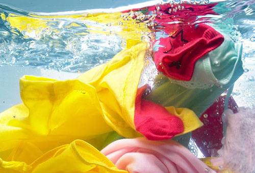 Washing colored items