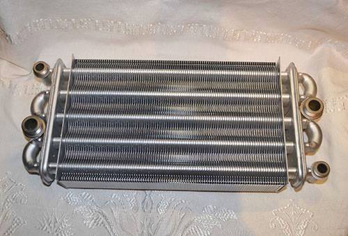 Gas boiler heat exchanger