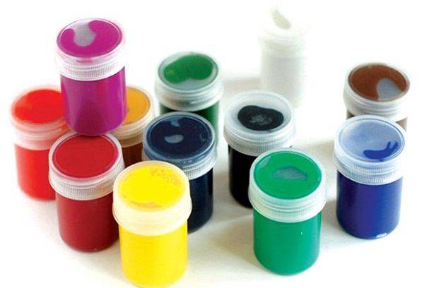 Gouache daudzkrāsains