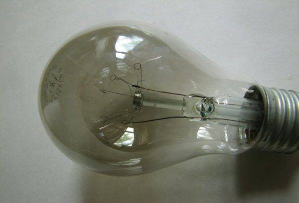Burnt out light bulb