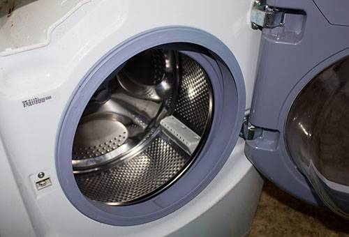 Open washing machine