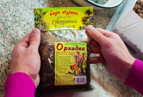 Substrate for orchids