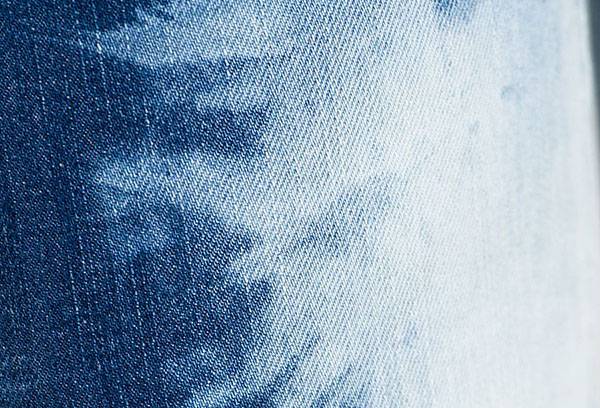 Bleached denim