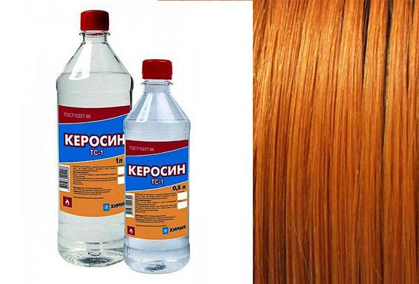 Kerosene for lice