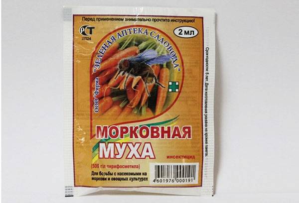Chemical preparation for carrot flies