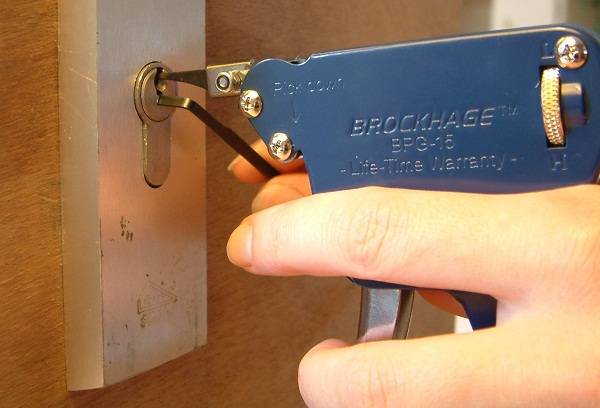 removing the key from the lock