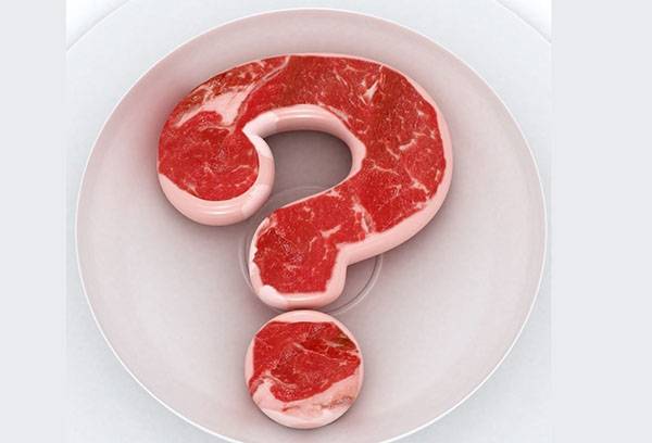 The question is the proper defrosting of meat