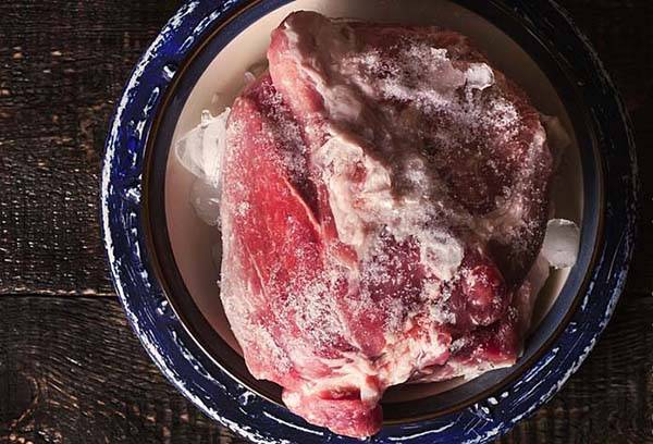 Frozen meat