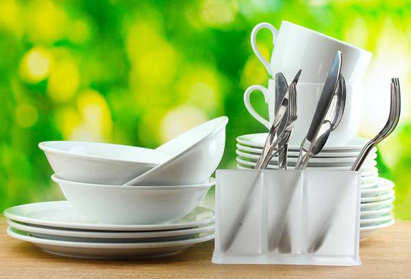 Clean dishes