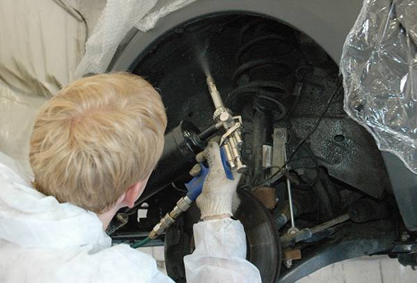 Anticorrosive car processing