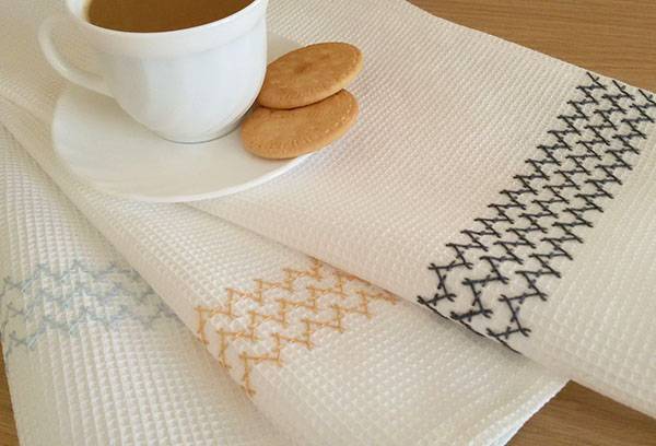 Clean kitchen towels