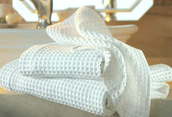 Snow-white towels