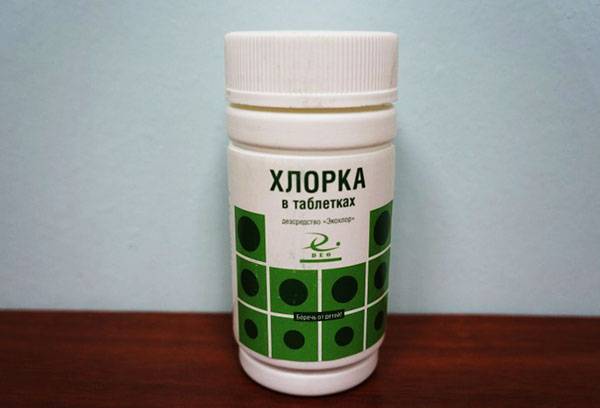 Chlorine tablets