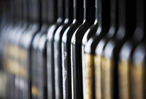 wine bottles