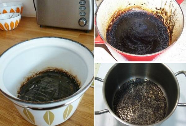 burnt pan bottom