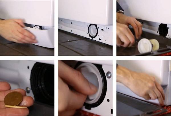drain hose cleaning