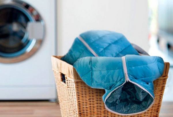 jacket in a basket