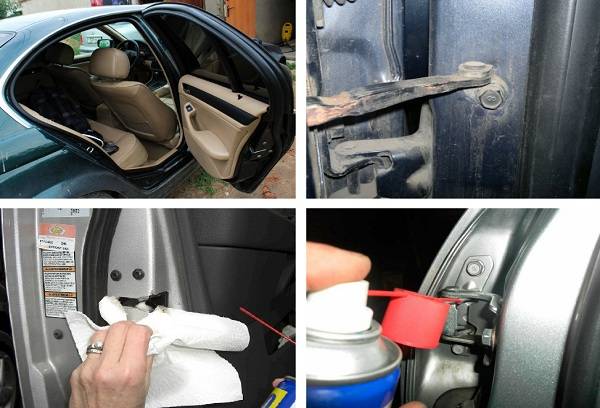 door lubrication process