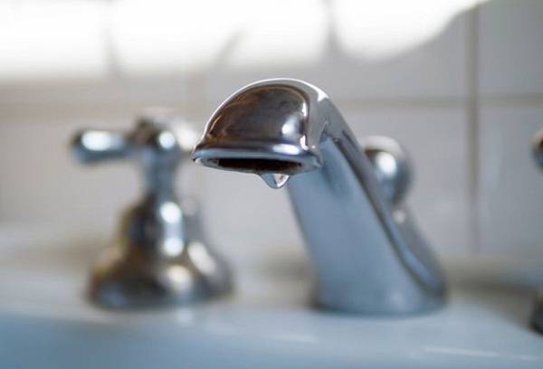 faucet in bathroom