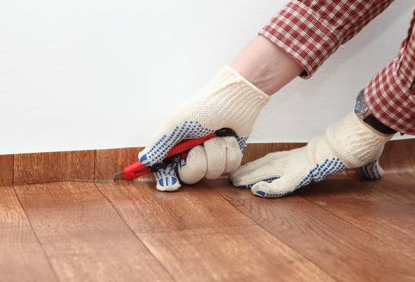 linoleum laying