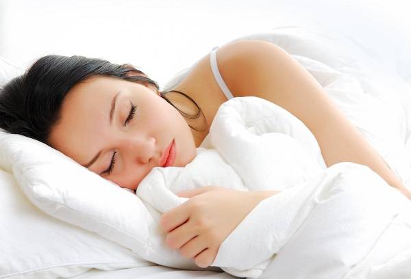 sleeping girl