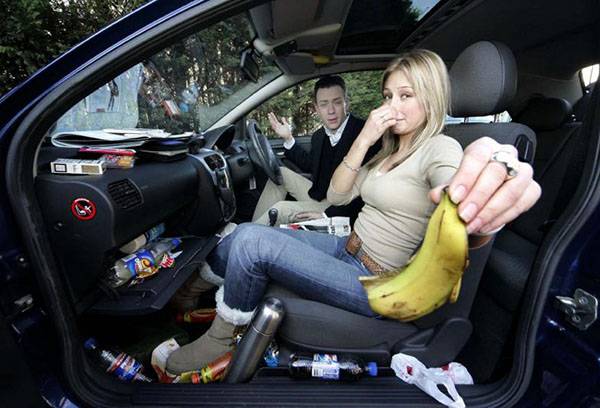 Bad smell in the car