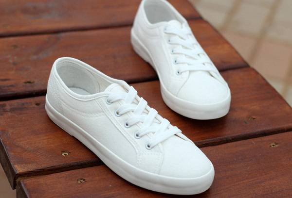 White sneakers