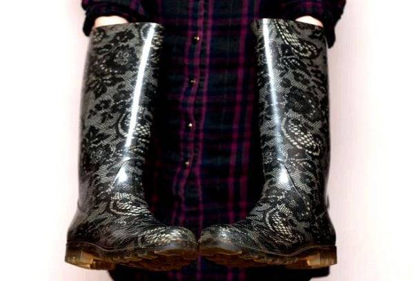 Rubber boots