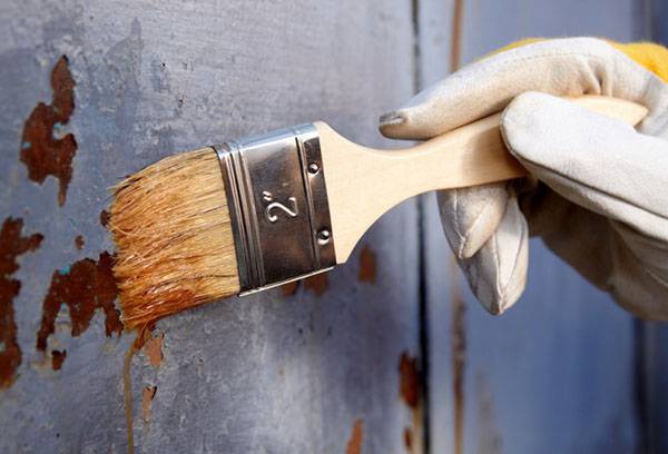 Wash off old paint
