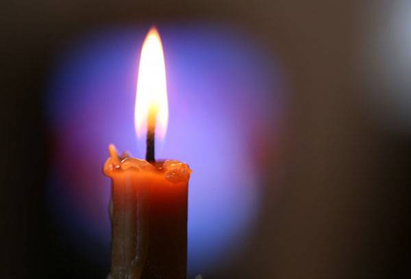 Burning candle