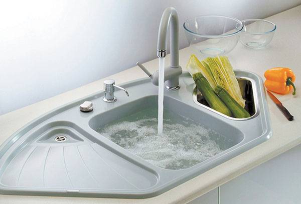 Kitchen sink clogging